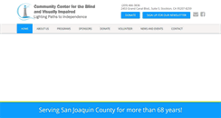 Desktop Screenshot of communitycenterfortheblind.org