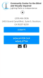 Mobile Screenshot of communitycenterfortheblind.org